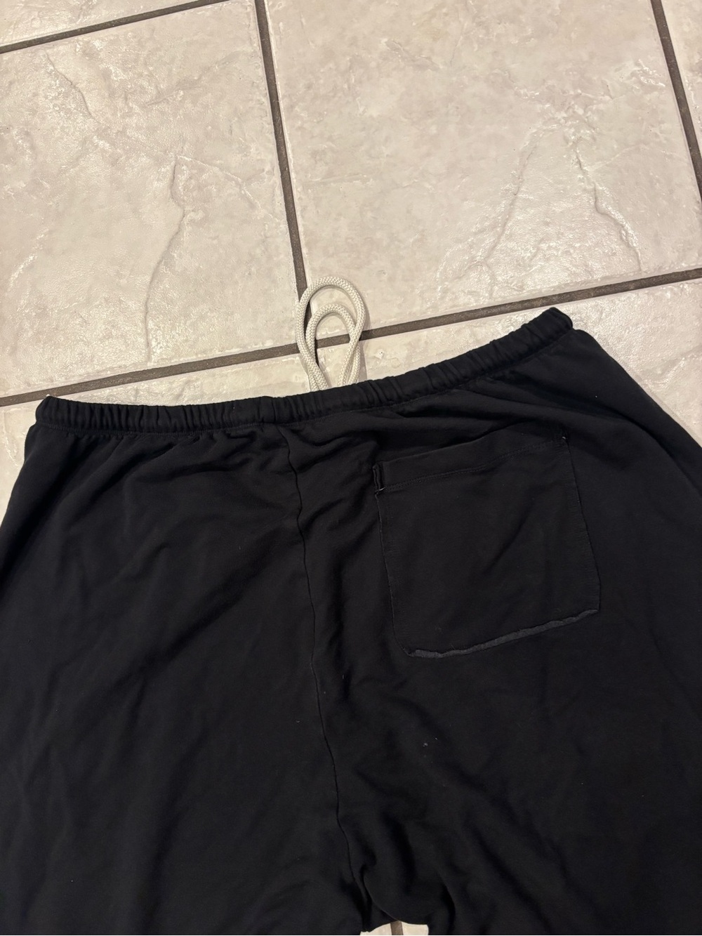 Black Drawstring Jogger Pants AERIE XL WITH BACK POCKET - Picture 4 of 5